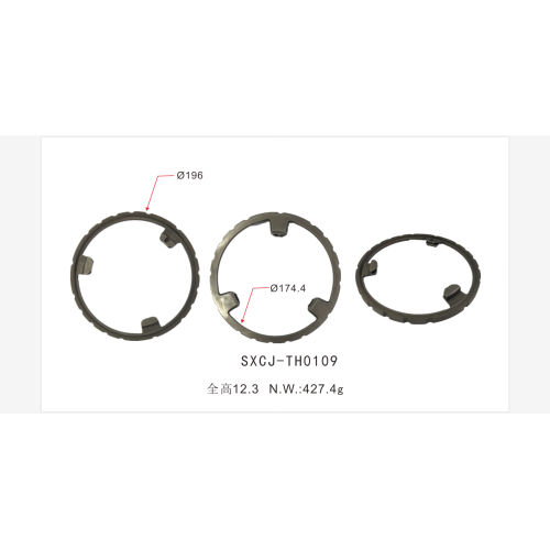 Parti di trasmissione per anello in acciaio con anello di sincronizzatore ZF OEM 389 262 0637 per Benzs